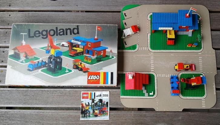 Lego 355 Town Center complete set uit 1972, Kinderen en Baby's, Speelgoed | Duplo en Lego, Gebruikt, Lego, Complete set, Ophalen of Verzenden