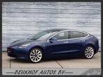 Tesla Model 3 Long Range AWD 75 kWh Autopilot 3 Pano 19inch, Automaat, 27 €/maand, 530 km, Blauw