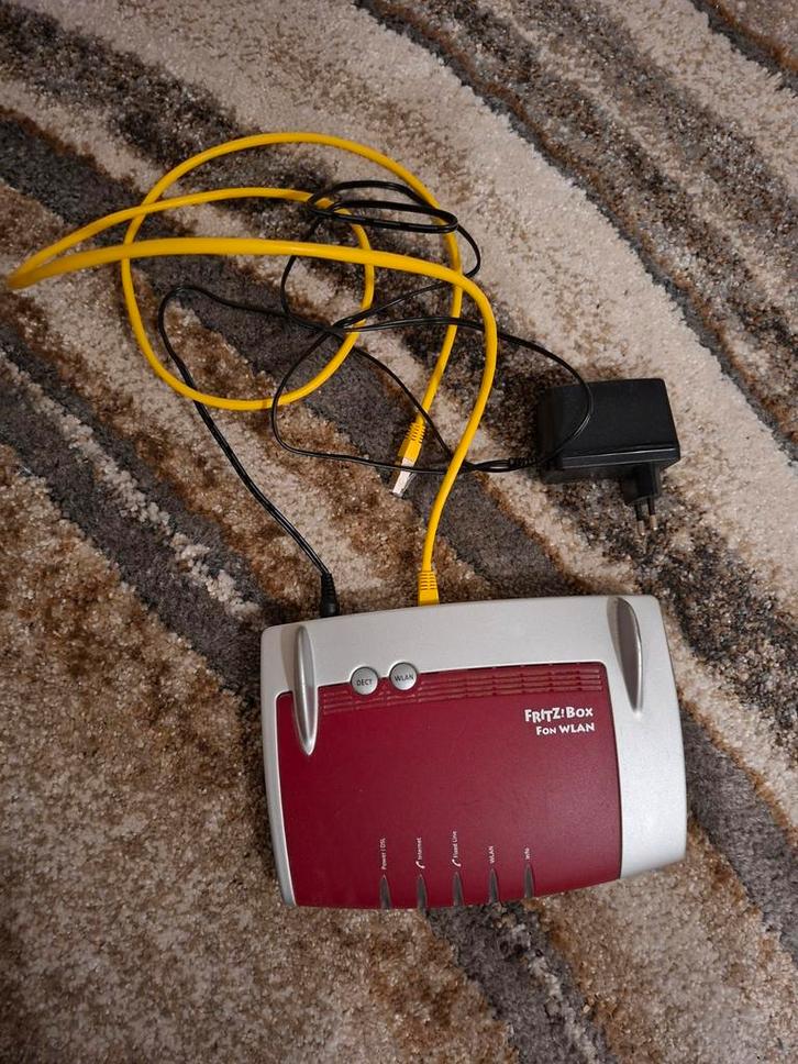 Fritz!Box Fon WLAN 7360 Router, Computers en Software, Routers en Modems, Gebruikt, Router met modem, Ophalen of Verzenden