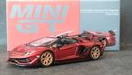 Lamborghini Aventador SVJ Rosso Etesto 1:64 MiniGT Pol, Hobby en Vrije tijd, Verzenden, Nieuw