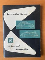 VW Kever Instruction Manual 1959, Ophalen of Verzenden