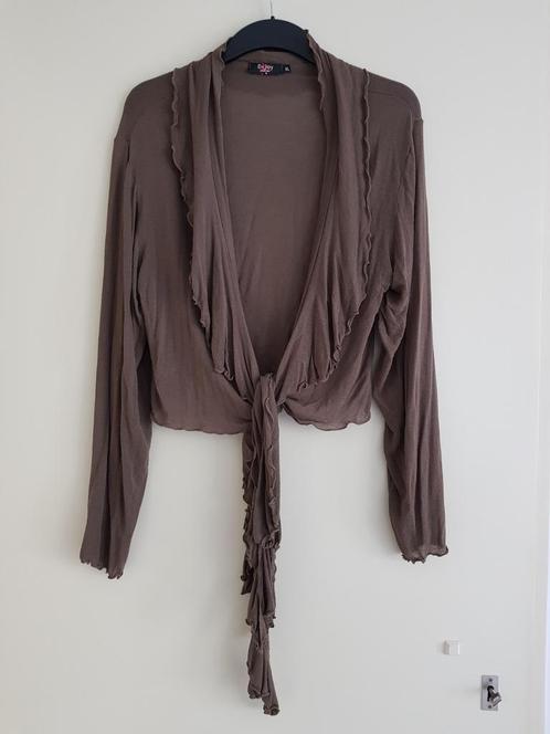Vest / vestje voor dames -- maat XL -- Enjoy, Kleding | Dames, Truien en Vesten, Gedragen, Maat 46/48 (XL) of groter, Bruin, Ophalen of Verzenden