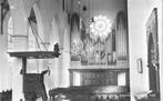 AK Zevenbergen - Interieur Hervormde Kerk, Verzamelen, Ansichtkaarten | Nederland, Verzenden, 1940 tot 1960, Ongelopen, Zuid-Holland