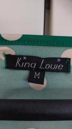 King Louie jurk, maat M. Groen met witte stip., Groen, Maat 38/40 (M), Ophalen of Verzenden, Zo goed als nieuw