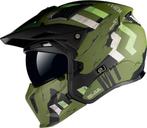 HELM MT STREETFIGHTER GROEN SV SKULL MAAT S MOTOR SCOOTER, Nieuw, Small, Ophalen of Verzenden, MT STREETFIGHTER GREEN