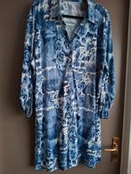 MAGNA DOORKNOOPBLOUSSE MAST 56 58, Kleding | Dames, Grote Maten, Ophalen of Verzenden, Zo goed als nieuw, Blauw, Blouse of Tuniek