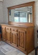 Complete eikenhouten woonkamer set + hoekbank, Huis en Inrichting, Ophalen