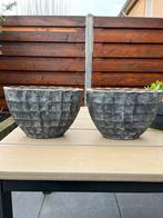 2 identieke PTMD potten, Overige vormen, Overige materialen, Minder dan 60 cm, Binnen