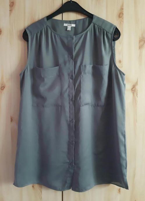 Een soepel vallende satijn blouse van Mexx maat 44., Kleding | Dames, Blouses en Tunieken, Gedragen, Maat 42/44 (L), Groen, Ophalen of Verzenden