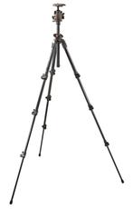 Camera Statief Manfrotto 190CXPRO4 met balhoofd, Ophalen, Driepoot, Zo goed als nieuw, 150 tot 175 cm