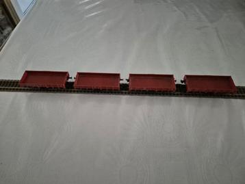 4 Fleischmann open goederenwagons  beschikbaar voor biedingen