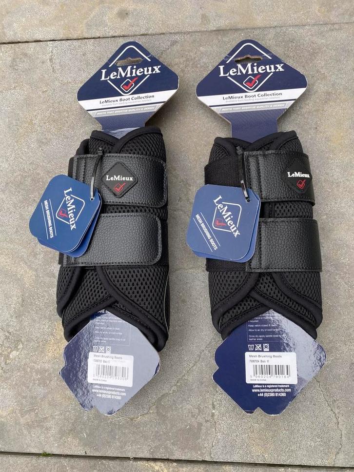 NIEUWE LEMIEUX MESH BRUSHING BOOTS, Dieren en Toebehoren, Paarden en Pony's | Beschermers, Nieuw, Rijden, Springen, Transport
