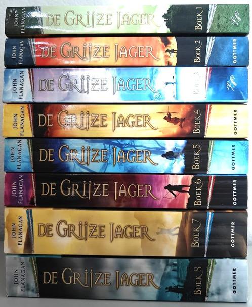 John Flanagan: De Grijze Jager, deell 1 tot en met 8, , Boeken, Kinderboeken | Jeugd | 10 tot 12 jaar, Zo goed als nieuw, Ophalen of Verzenden