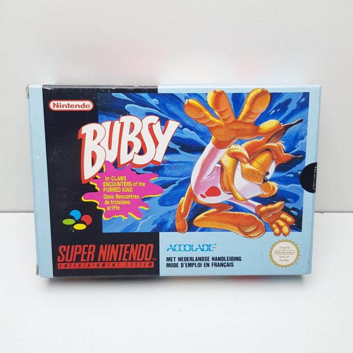 Bubsy Super Nintendo SNES, Spelcomputers en Games, Games | Nintendo Super NES, Zo goed als nieuw