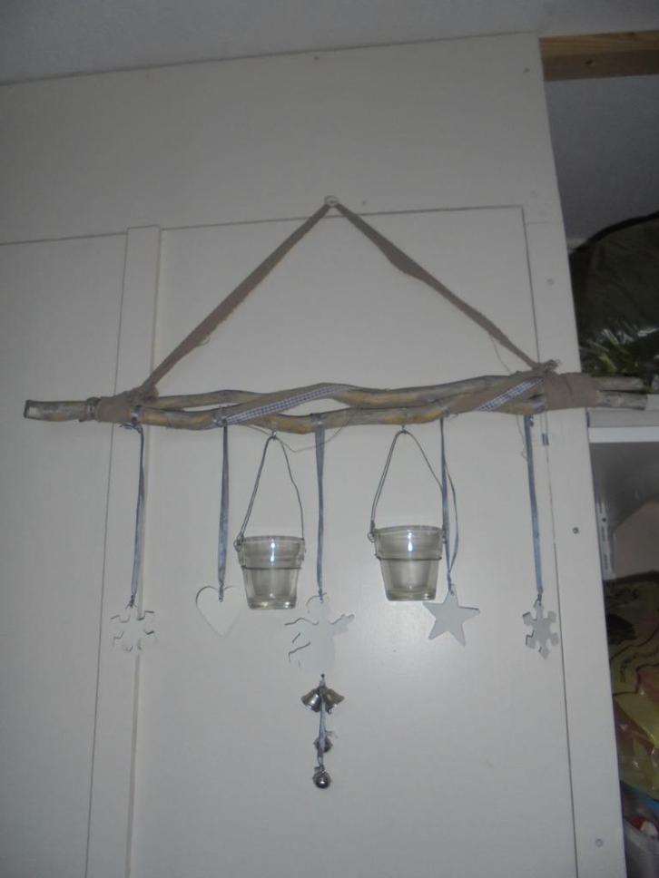 houten muurmobiel breedte 66 cm, Huis en Inrichting, Woonaccessoires | Wanddecoraties, Zo goed als nieuw, Ophalen of Verzenden