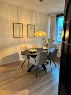 Eettafel ovaal 180cm lang, Huis en Inrichting, Tafels | Eettafels, Ophalen, Gebruikt, 50 tot 100 cm, 150 tot 200 cm