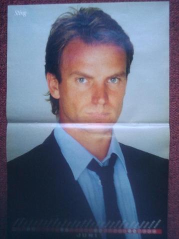 Mooie poster STING (THE POLICE) (JOEPIE) beschikbaar voor biedingen
