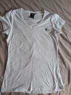 Wit shirt xs in nette staat gstar g-star raw, Wit, Ophalen of Verzenden, Zo goed als nieuw, Korte mouw
