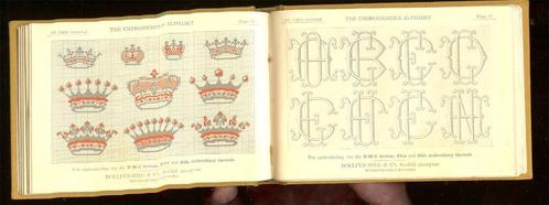Borduren: The Embroiderer's Alphabet. Letters, figures, mono, Boeken, Mode, Gelezen, Studie en Technieken, Ophalen of Verzenden
