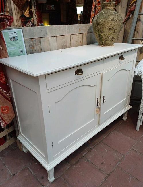 Dressoir, kast, commode, wit meubel, wit dressoir, wit, Antiek en Kunst, Curiosa en Brocante, Ophalen