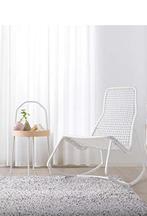 Schommelstoel, Huis en Inrichting, Stoelen, Ophalen of Verzenden, Nieuw, Wit, Eén