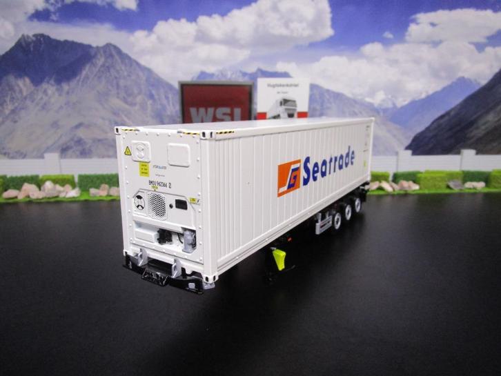 Wsi 04-2194 & 03-1010 Seatrade 40FT Reefer Container&Chassis, Hobby en Vrije tijd, Modelauto's | 1:50, Nieuw, Bus of Vrachtwagen