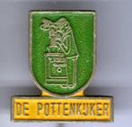 De Pottenkijker pannen en ketels zilverkl speldje ( W_429 ), Verzamelen, Nieuw, Merk, Speldje of Pin, Verzenden