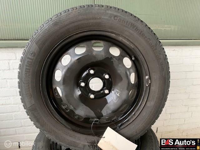 Winterwielen VW Jetta VI ('11-'14) Audi Seat Skoda, Auto-onderdelen, Banden en Velgen, Velg(en), Winterbanden, 16 inch, 205 mm