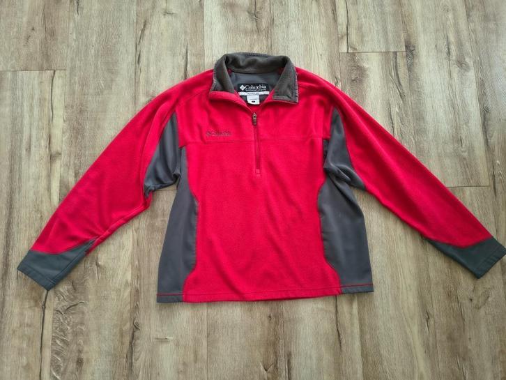 Mooie rode outdoor trui van Columbia, maat L. Fleecetrui., Kleding | Heren, Truien en Vesten, Gedragen, Maat 52/54 (L), Rood, Ophalen of Verzenden