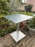 Terrastafel - Vierkant en Stijlvol (Trespa & RVS), Ophalen, In hoogte verstelbaar, Zo goed als nieuw
