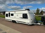Fendt Saphir 650 2021 incl mover/Airco/luifel/fietsenrek enz, Caravans en Kamperen, Caravans, Rondzit, Schokbreker, Meer dan 6