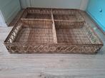 Riviera Maison Rustic Rattan Mand, Gebruikt, Mand, Vierkant, Ophalen of Verzenden
