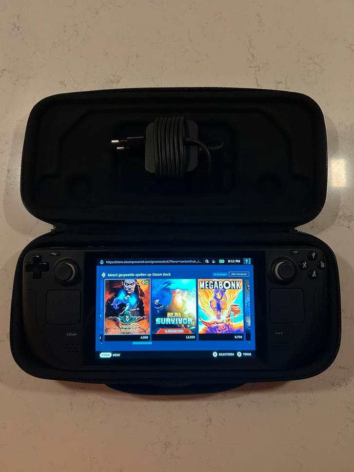 Steam Deck 256GB - Zo goed als nieuw - Met Originele Docking, Spelcomputers en Games, Spelcomputers | Overige, Zo goed als nieuw