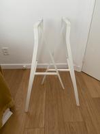 2 IKEA Lerberg  bureaupoten - Wit, Ophalen, Tafelpoot, Minder dan 50 cm, 50 tot 100 cm