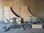 Bureau 2 x 1,60 bij 1,60 inclusief stopcontacten, Ophalen, Zo goed als nieuw