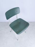 Result Friso Kramer Ahrend de Cirkel kunststof groen 50s 60s, Huis en Inrichting, Stoelen, Ophalen, Gebruikt, Mid century, Overige kleuren