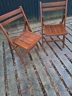 8 stuks houten klapstoelen, Huis en Inrichting, Tafels | Statafels, Ophalen