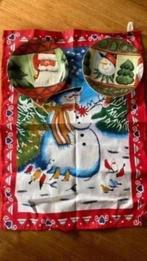 Twee kerstborden en kleedje (kerst), Diversen, Ophalen of Verzenden, Nieuw