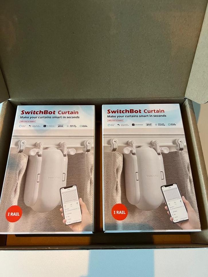 Tk: Switchbot curtain I rail robots (2st), Huis en Inrichting, Stoffering | Gordijnen en Lamellen, Nieuw, Minder dan 100 cm, Minder dan 50 cm