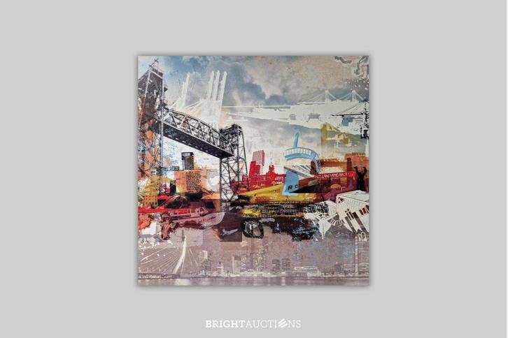 Rotterdam - Mischa, Antiek en Kunst, Kunst | Schilderijen | Modern, Ophalen