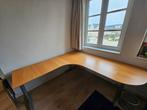 Bureau hout, Huis en Inrichting, Bureaus, Ophalen, In hoogte verstelbaar, Zo goed als nieuw, Bureau