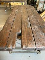 Robuuste tuintafel | 250 x 100 x 7 cm | draglineschot, Gebruikt, Info@woodfarm.nl, 4251NT, Ophalen of Verzenden