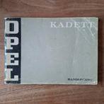 Handleiding Opel Kadett B, Ophalen of Verzenden