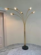 Vintage Italiaanse booglamp jaren ‘70, Huis en Inrichting, Lampen | Vloerlampen, Ophalen, Gebruikt, 200 cm of meer, Metaal