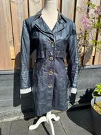 *Creenstone* Zeer nette Trenchcoat mt 42, Blauw, Maat 42/44 (L), Zo goed als nieuw, Verzenden