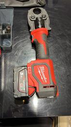 Milwaukee M18 Hydrolaulische Perstang met Persbekken, Doe-het-zelf en Verbouw, Ophalen of Verzenden, Zo goed als nieuw