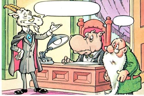 Kaart Bommel en Tom Poes - Sickbok Dickerdack prlwytzkofsky, Verzamelen, Stripfiguren, Zo goed als nieuw, Overige typen, Olivier B, Bommel en Tom Poes