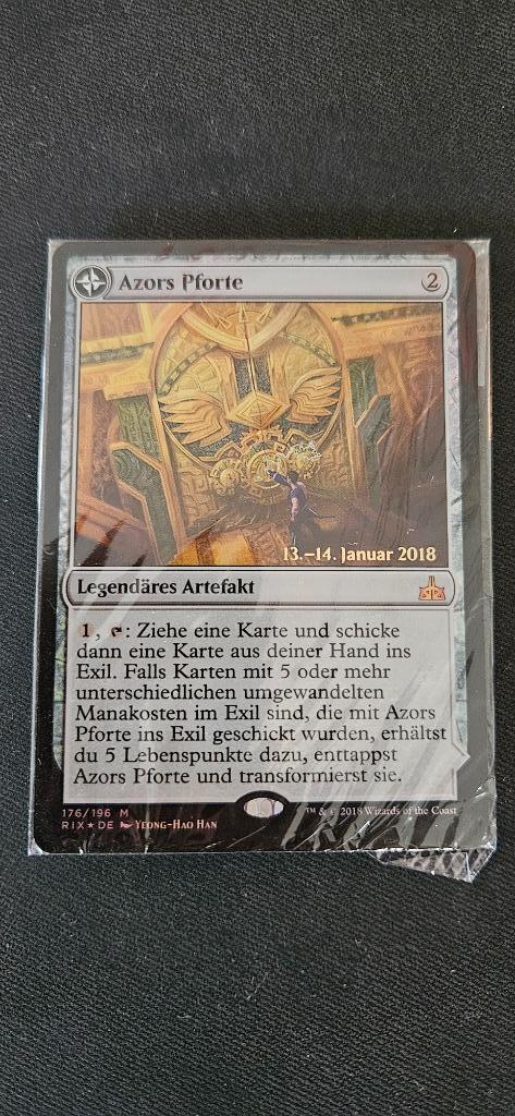 Azor's Gateway // Sanctum of the Sun (promo, sealed, Duits), Hobby en Vrije tijd, Verzamelkaartspellen | Magic the Gathering, Nieuw