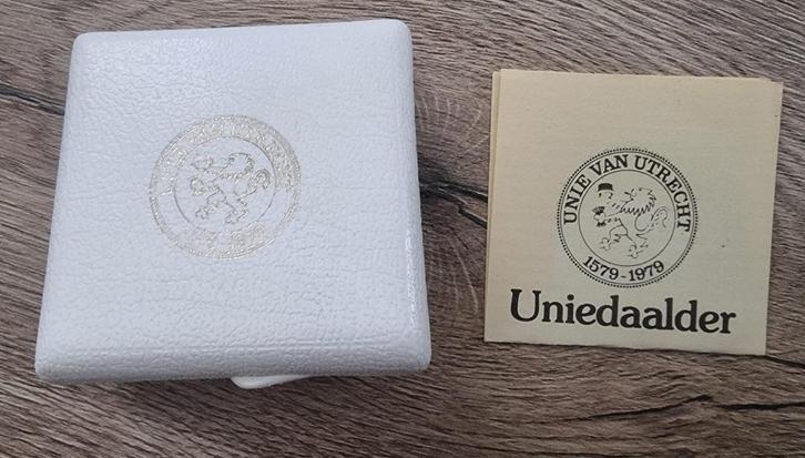 Zilver Unidaalder Utrecht 1979, Postzegels en Munten, Munten | Nederland, Losse munt, Vóór koninkrijk, Zilver, Verzenden
