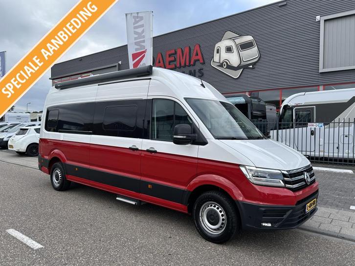 Volkswagen Grand California 680 Automaat, Solar, Trekhaak, Caravans en Kamperen, Campers, Bedrijf, tot en met 2, Buscamper of Camperbus